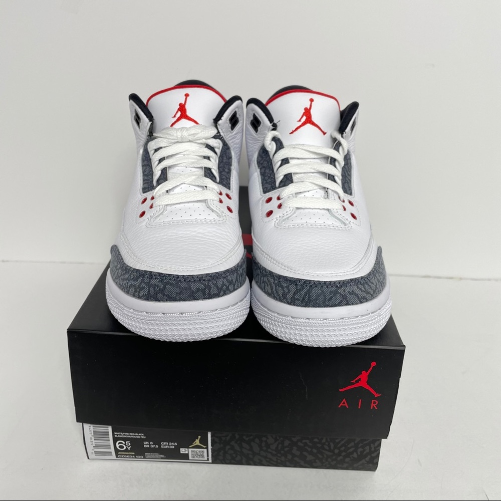 Nike Air Jordan 3 Retro SE GS “Denim” NEW - Picture 2 of 4